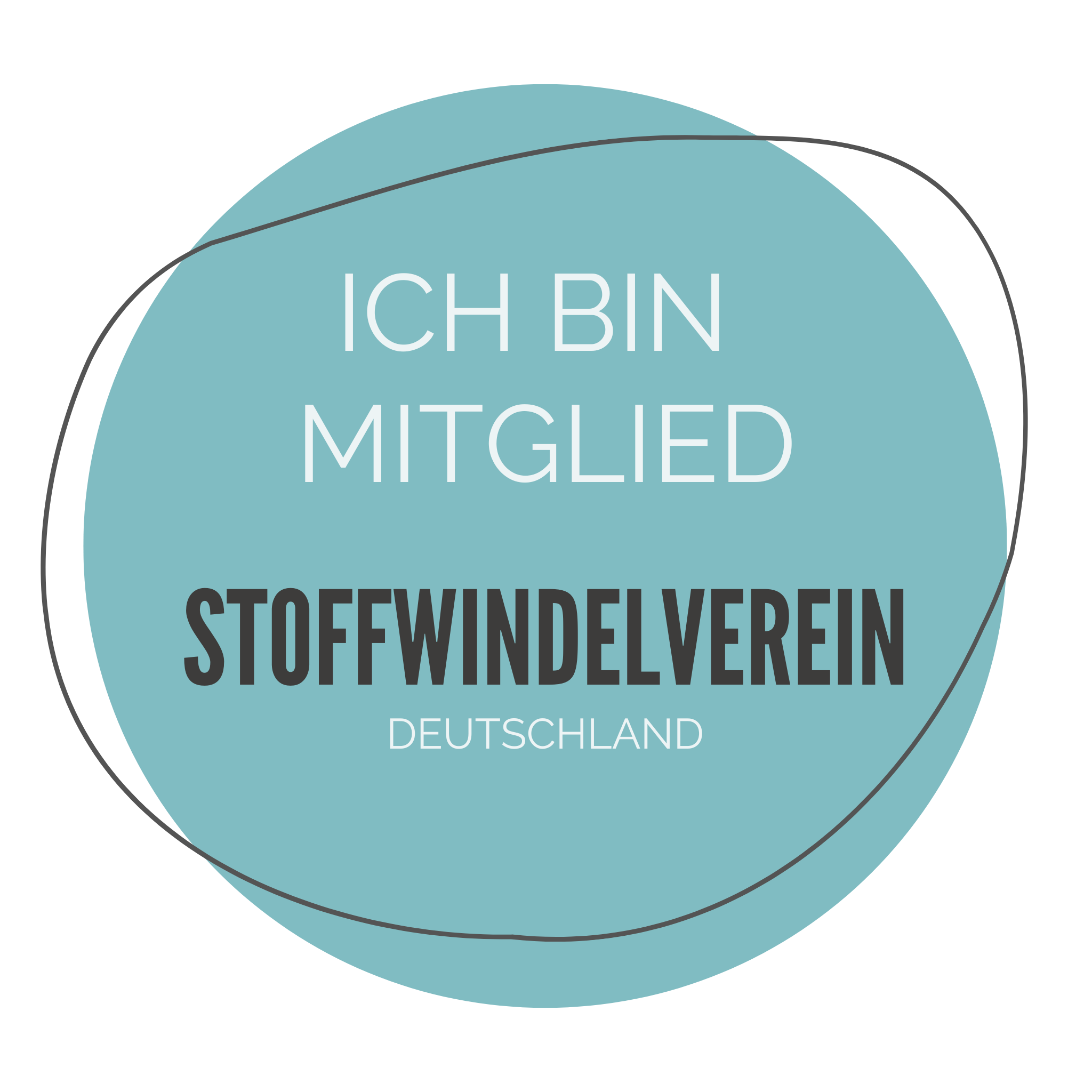 Mitgliedsbutton vom Stoffwindelverein